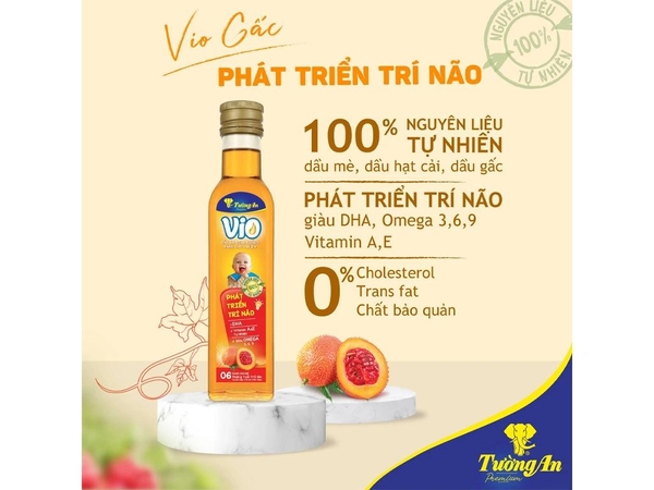 Dầu Gấc VIO Tường An - Chai 250ml