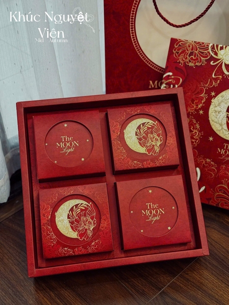 Hộp trung thu 4B (150-250gr) KHÚC NGUYỆT VIÊN 2026 - Lốc 10 bộ (NV26407)