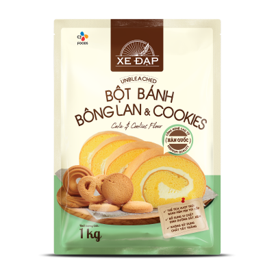 XE ĐẠP - Bột Bánh Bông Lan & Cookies số 8 - Gói 1kg