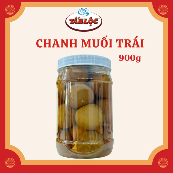 Chanh Muối TRÁI Tấn Lộc - Hủ 900gr