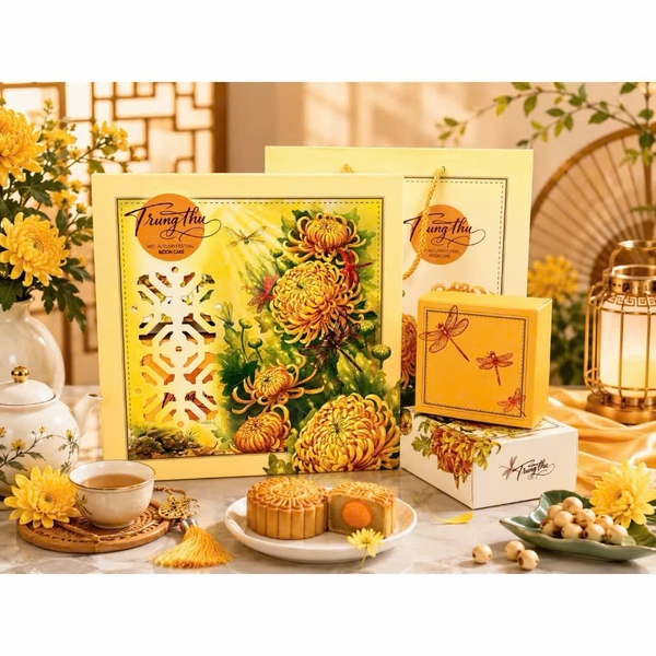 Hộp trung thu 4B (150-250gr) HOÀNG CÚC 2026 - Lốc 10 bộ (SP26402)