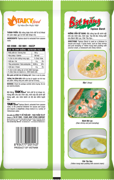 Bột NĂNG Tài Ký - Gói 1kg (10 gói giảm 2k/1 gói)
