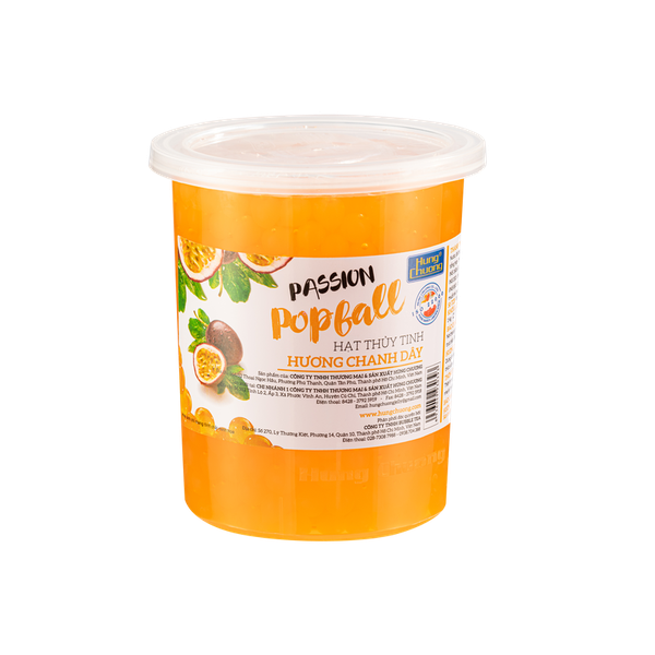 Hạt Thủy Tinh CHANH DÂY Popball Hùng Chương - Hủ 1kg