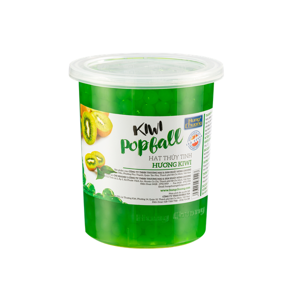 Hạt Thủy Tinh KIWI Popball Hùng Chương - Hủ 1kg