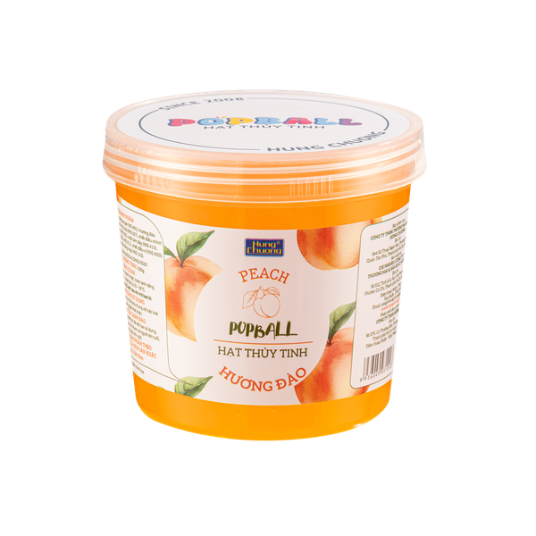 Hạt Thủy Tinh ĐÀO Popball Hùng Chương - Hủ 500gr
