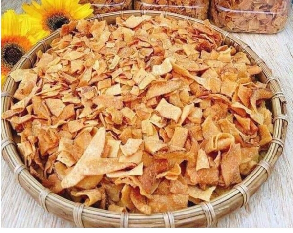 Mứt Dừa CACAO SẤY GIÒN Bến Tre đặc biệt - Gói 500gr