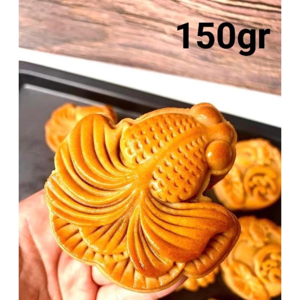 Khuôn ấn TTLX 150gr - 1 mặt Cá đuôi xòe lớn mới (LX1569)