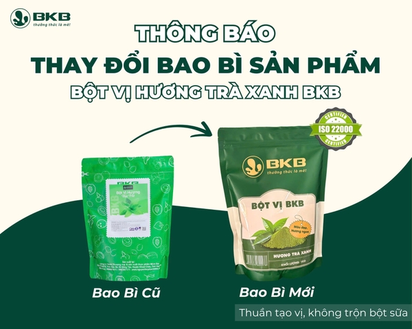 Bột vị hương Trà Xanh Matcha BKB - Gói 1kg (Mua 10 gói giảm 3k/1 gói)