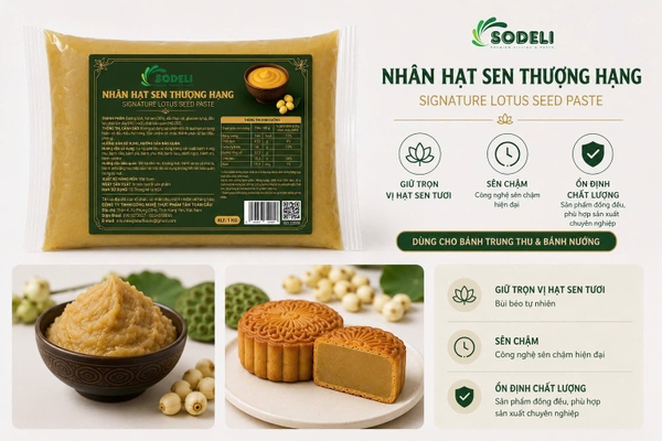 SODELI - Nhân Hạt Sen Thượng Hạng - Gói 1kg
