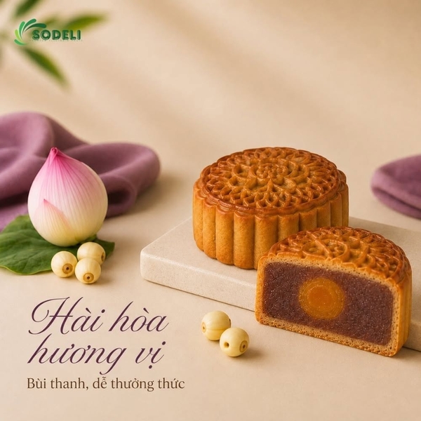SODELI - Nhân Hạt Sen Khoai Môn - Gói 1kg