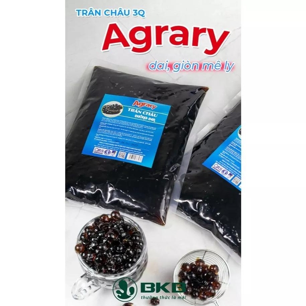 Thạch 3Q AGARY Đường Đen - Gói 1kg (12 gói giảm 1k/1 gói)