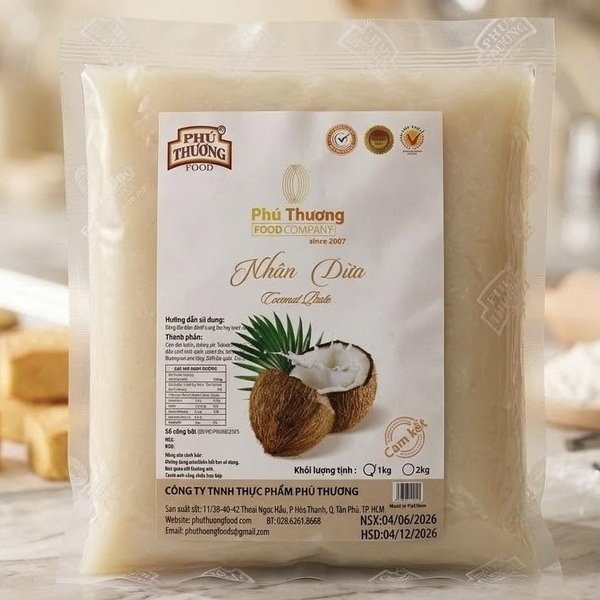 PTFOOD - Nhân Trung Thu SỮA DỪA - Gói 1kg