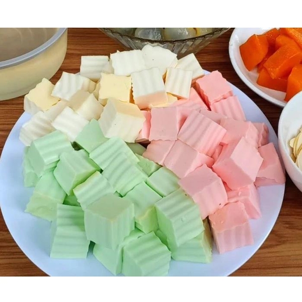 Bột làm Khúc Bạch, Panna Cotta Vị PHÔ MAI BKB - Gói 500gr