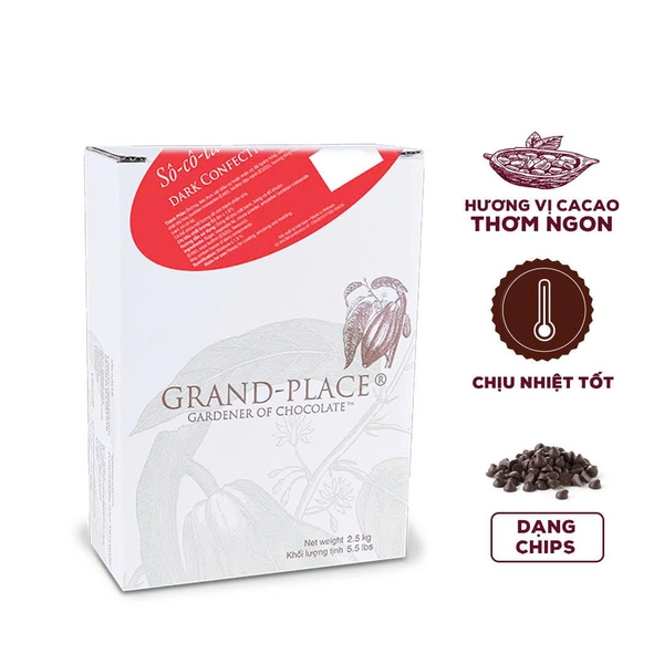 Socola Compound CHIP ĐEN G07C CCT Puratos - Hộp 2.5kg