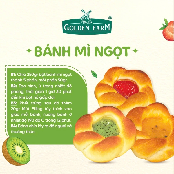 Mứt Filling Chanh Dây GOLDEN FARM - Hủ 950gr