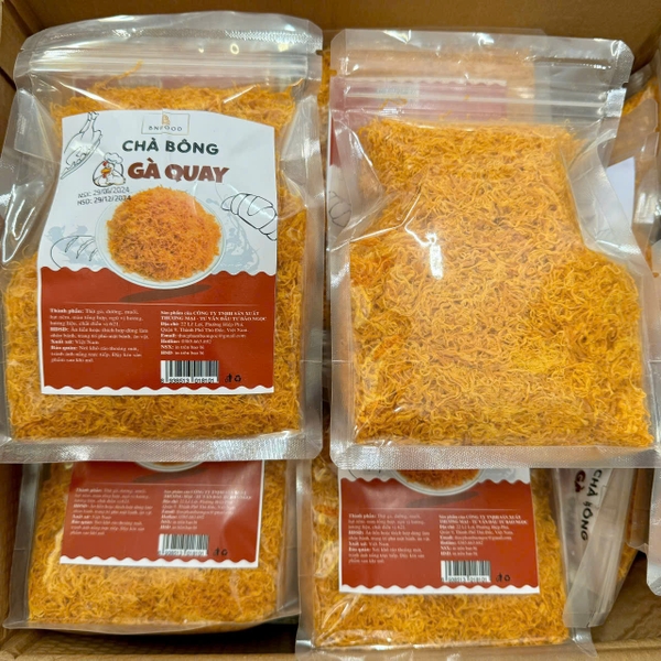 Chà Bông GÀ QUAY BNFOOD - Gói 500gr