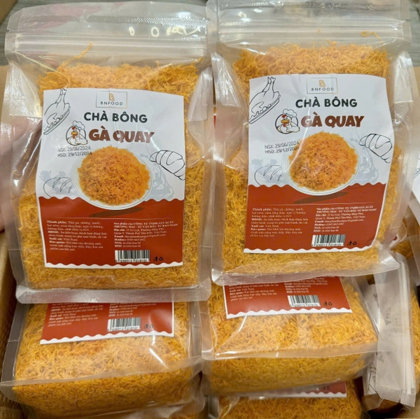 Chà Bông GÀ QUAY BNFOOD - Gói 500gr