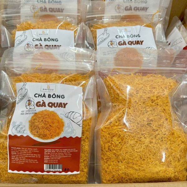 Chà Bông GÀ QUAY BNFOOD - Gói 500gr