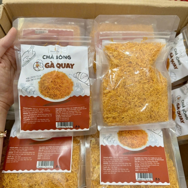 Chà Bông GÀ QUAY BNFOOD - Gói 500gr