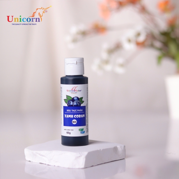 N24 - Màu NƯỚC SIRO Unicorn 60gr - Màu XANH COBAN