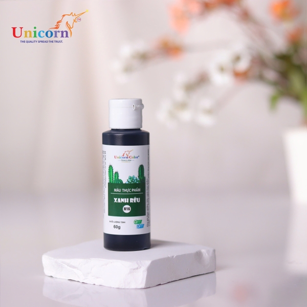 N16 - Màu NƯỚC SIRO Unicorn 60gr - Màu XANH RÊU
