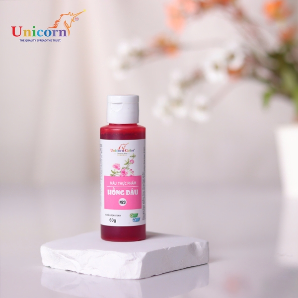 N23 - Màu NƯỚC SIRO Unicorn 60gr - Màu HỒNG DÂU