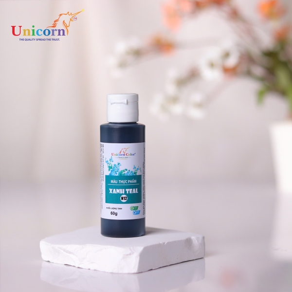 N12 - Màu NƯỚC SIRO Unicorn 60gr - Màu XANH TEAL