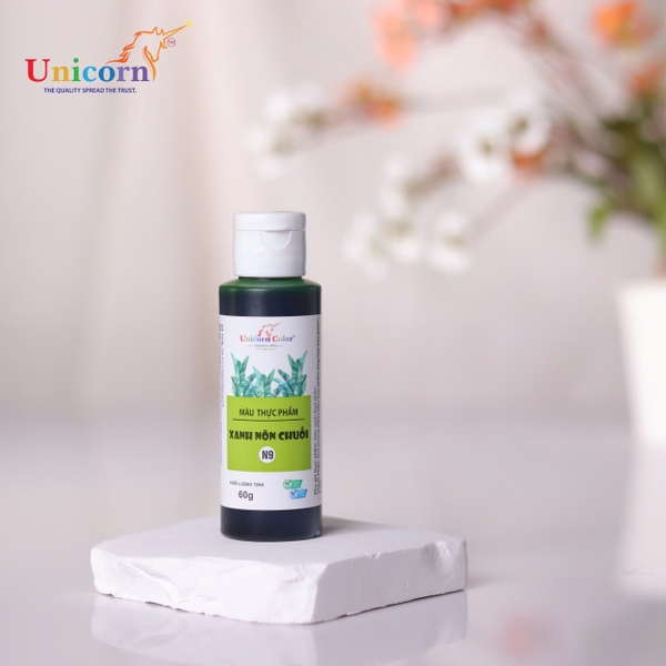 N9 - Màu NƯỚC SIRO Unicorn 60gr - Màu XANH NÕN CHUỐI