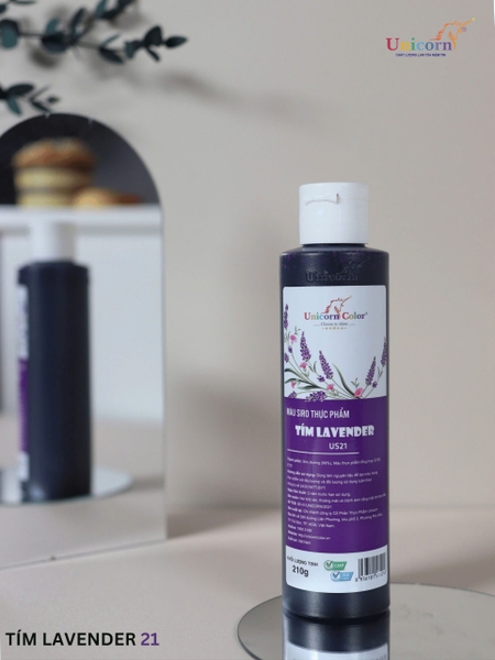 US21 - Màu NƯỚC SIRO Unicorn 210gr - Màu TÍM LAVENDER