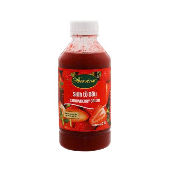 Sinh tố BERRINO Dâu - Chai 1L | Đã VAT