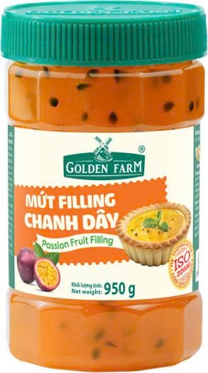 Mứt Filling Chanh Dây GOLDEN FARM - Hủ 950gr