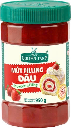 Mứt Filling Dâu GOLDEN FARM - Hủ 950gr