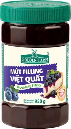 Mứt Filling Việt Quất GOLDEN FARM - Hủ 950gr
