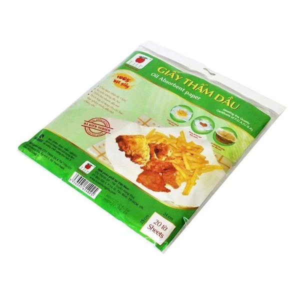 Giấy Thấm Dầu THP 24x25cm - Xấp 20 tờ