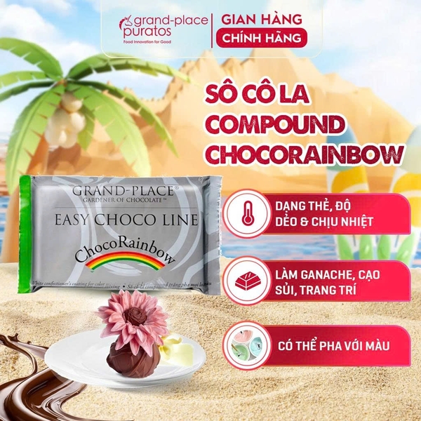 Socola Compound CHOCORAINBOW W19 Puratos - Thẻ 1kg