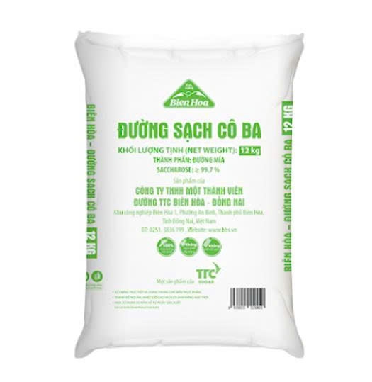 Đường Cát Trắng CÔ BA - Bao 12kg