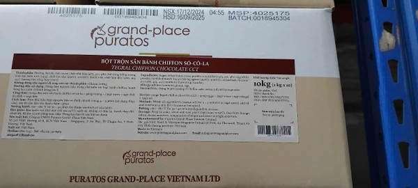 Bột trộn sẵn bánh CHIFFON SOCOLA Puratos - Gói 1kg