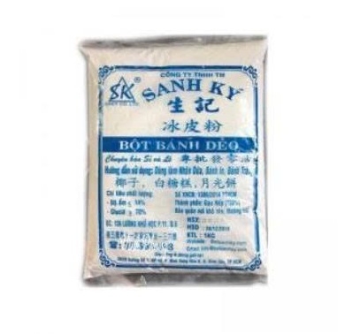 Bột bánh Dẻo XANH (trộn NHÂN) Sanh Ký - Gói 1kg