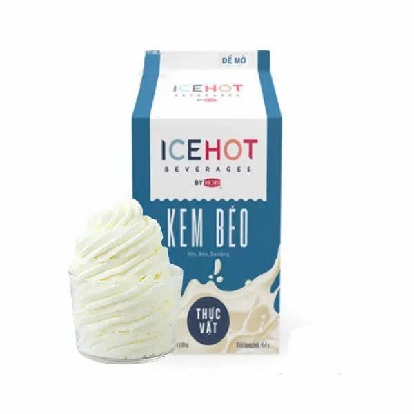 ICEHOT - Kem béo THỰC VẬT LÙN Rich's (Bao Bì MỚI) - Hộp 454gr