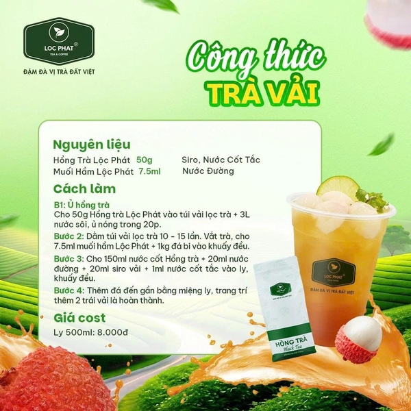 Hồng Trà Lộc Phát - Gói 500gr