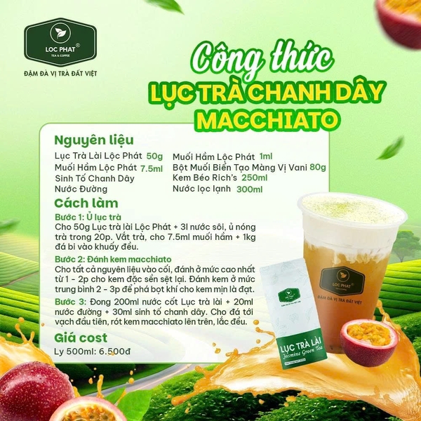 Lục Trà Lài Lộc Phát - Gói 500gr