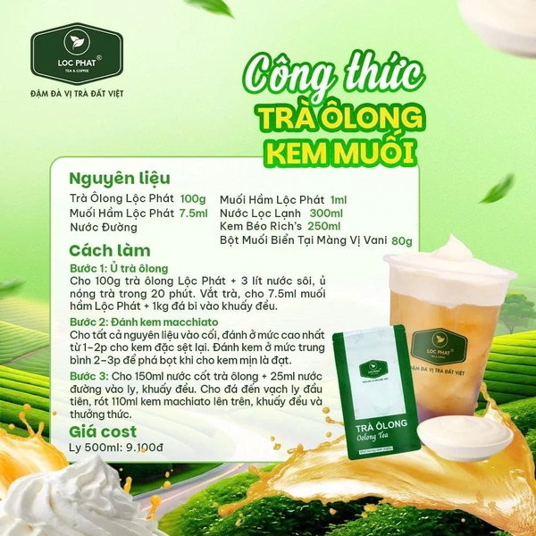 Trà Oolong Lộc Phát - Gói 500gr
