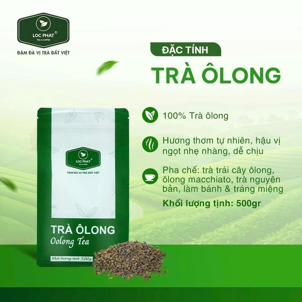 Trà Oolong Lộc Phát - Gói 500gr