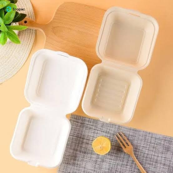 Hộp BẢ MÍA Vuông Nâu/Trắng 15x15x8cm- Lốc 48-50c (BMV50)