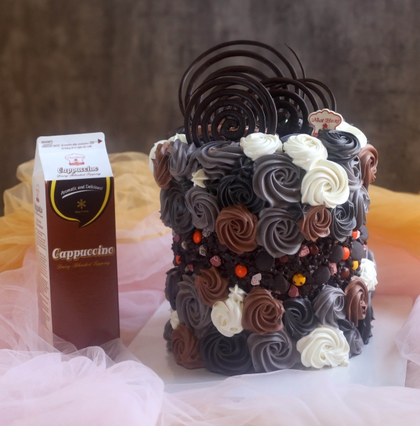 Kem Trang Trí Bánh Cappuccino Nhất Hương  - Hộp 1kg