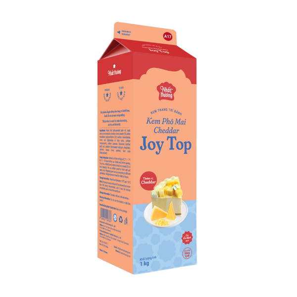 Kem Phô Mai CHEDDAR JOY TOP Nhất Hương - Hộp 1kg