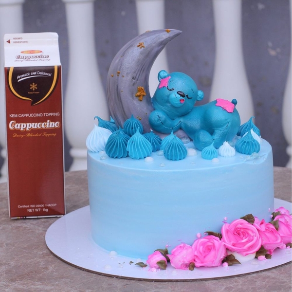 Kem Trang Trí Bánh Cappuccino Nhất Hương  - Hộp 1kg