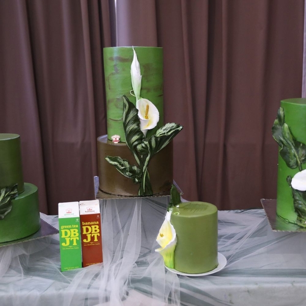 Kem trang trí bánh Topping DBJT Sữa Trà Xanh - Hộp 1kg
