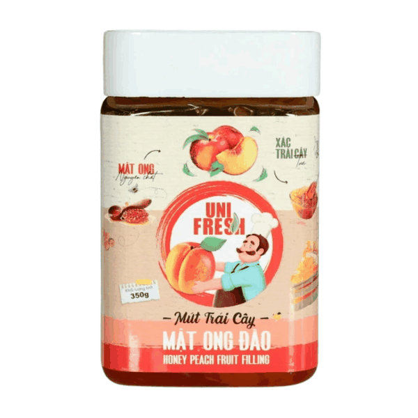 UniFresh M04 - Mứt Mật Ong Đào - Hủ 350gr
