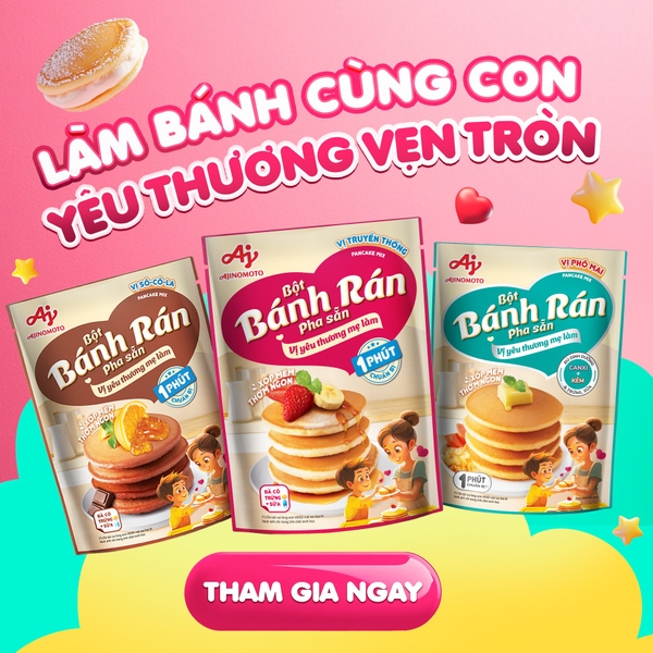 Bột Bánh Rán pha sẵn vị SOCOLA Ajinomoto - Gói 200gr